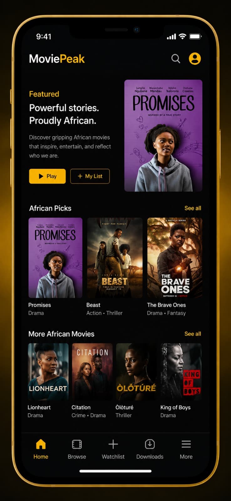 One account. Every device. Your watchlist follows you everywhere.